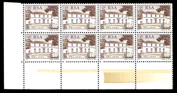 RSA 1975/07/08 Centenary of "Genootskap van Regte Afrikaaners" 4c
