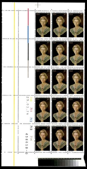 RSA 1976/03/29 50th Death Anniversary of Emily Hobhouse 4c Cyl No 710 711 712 712 714