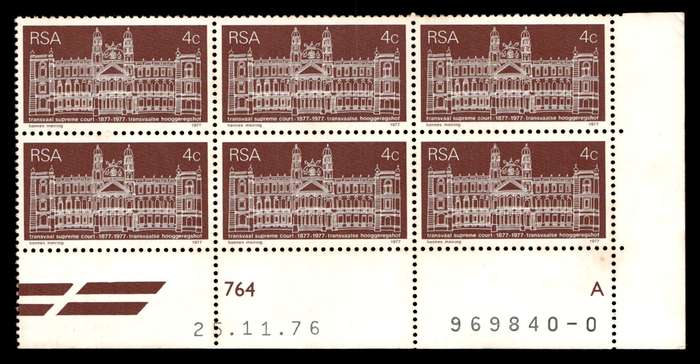 RSA 1976/11/25 Centenary of Transvaal Supreme Court 4c Cyl No 764A