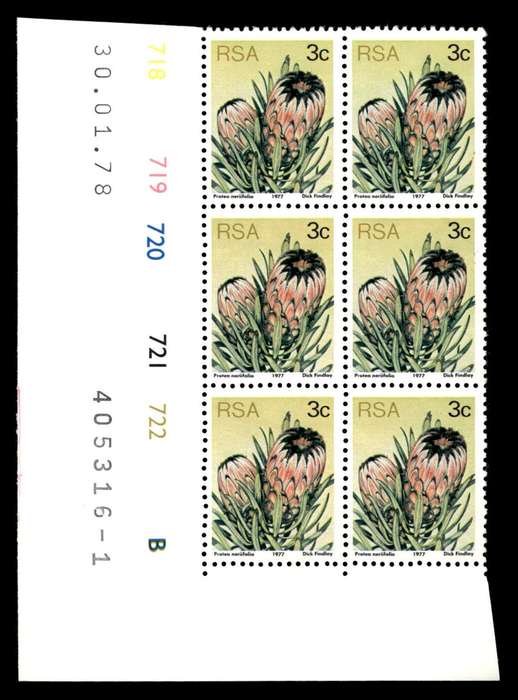 RSA 1978/01/30 3rd Definitive Issue 3c Cyl 718 719 720 721 722 B