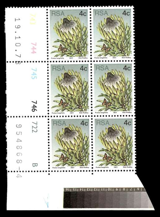 RSA 1978/10/19 3rd Definitive Issue 4c Cyl 743 744 745 746 722 B