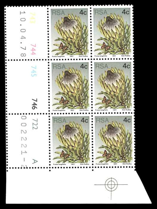 RSA 1978/04/10 3rd Definitive Issue 4c Cyl 743 744 745 746 722 A