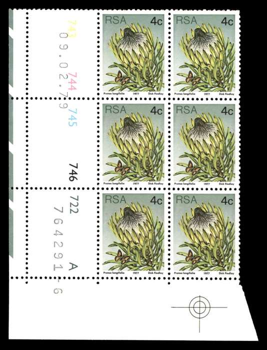 RSA 1979/02/09 3rd Definitive Issue 4c Cyl 743 744 745 746 722 A