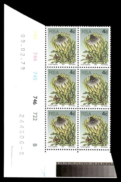 RSA 1979/02/09 3rd Definitive Issue 4c Cyl 743 744 745 746 722 B