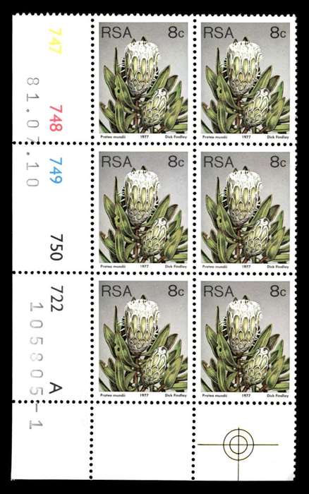RSA 1981/07/10 3rd Definitive Issue 8c Cyl 747 748 749 750 722 A