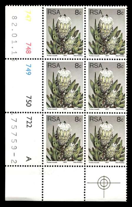RSA 1982/01/15 3rd Definitive Issue 8c Cyl 747 748 749 750 722 A
