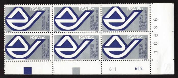RSA 1974/06/13 15th World Sugar Congress Durban Control Blocks