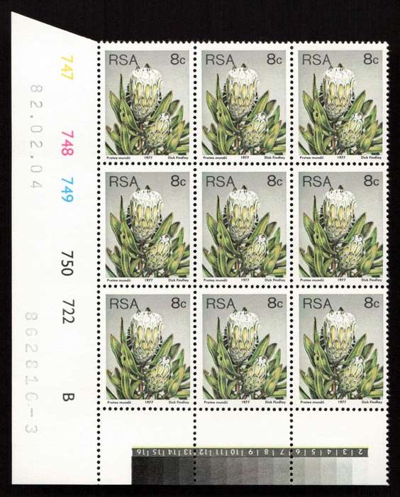 RSA 1982/02/04 3rd Definitive Issue 8c Cyl 754 752 753 754 722 B