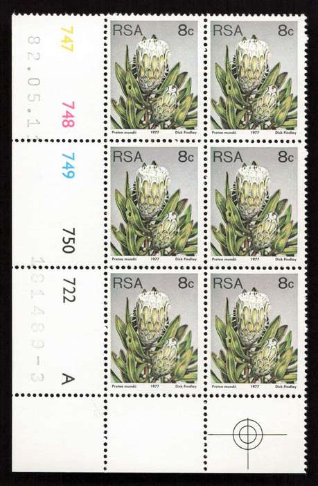 RSA 1982/05/11 3rd Definitive Issue 8c Cyl 747 748 749 750 722 A