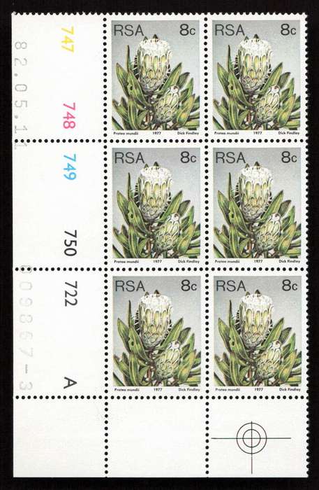 RSA 1982/05/11 3rd Definitive Issue 8c Cyl 747 748 749 750 722 A