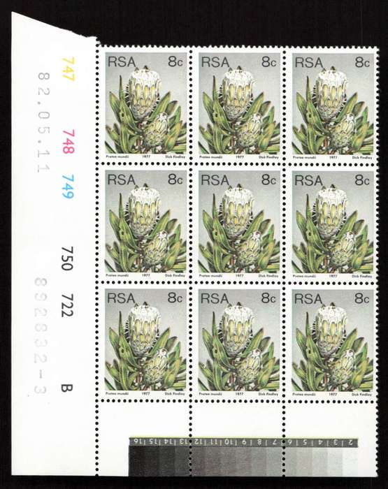 RSA 1982/05/11 3rd Definitive Issue 8c Cyl 747 748 749 750 722 B