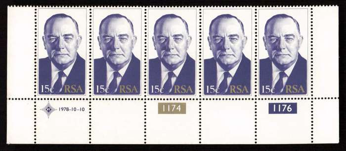 RSA 1978/10/10 Inauguration of the 4th State President Control Block Set