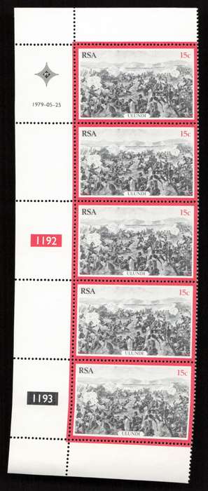 RSA 1979/05/25 Centenary of the 1879 Zulu War Control Blocks Set