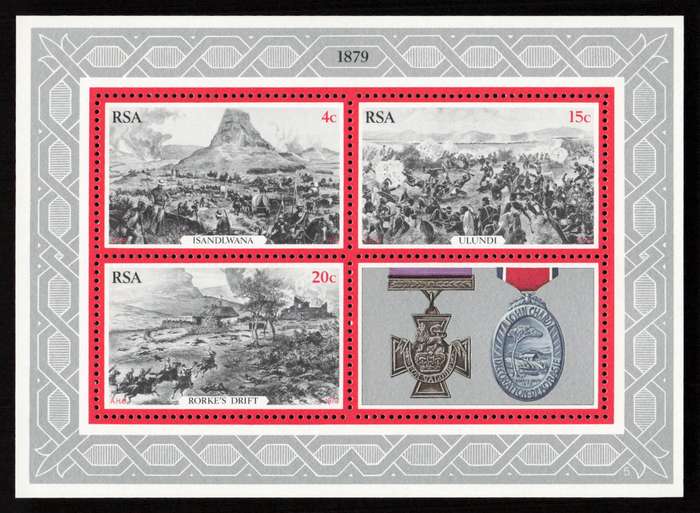 RSA 1979/05/25 Centenary of the 1879 Zulu War Miniature Sheet