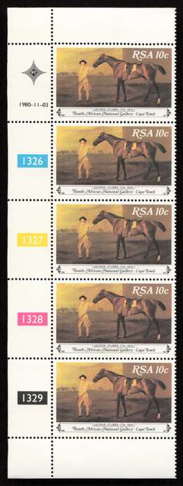 RSA 1980/11/03 National Art Gallery Cape Town Control Block Set