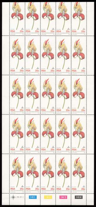 RSA 1981/09/11 Tenth World Orchid Conference Control Block Set *Complete sheets