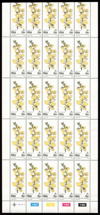 RSA 1981/09/11 Tenth World Orchid Conference Control Block Set *Complete sheets