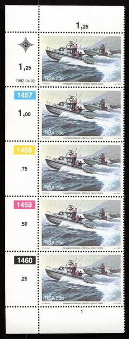 RSA 1982/04/02 Anniversary of Simonstown S. Africas Navy Base Set