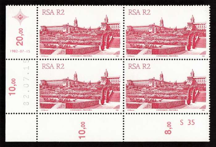 RSA 1982/07/15 4th Definitive Issue South African Architecture R2 S35