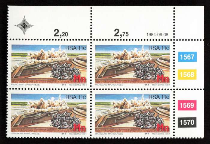 RSA 1984/06/08 Strategic Minerals Control Blocks Set