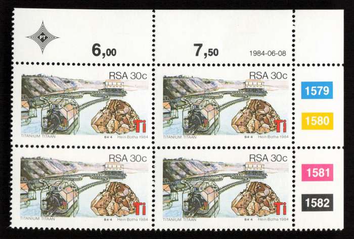 RSA 1984/06/08 Strategic Minerals Control Blocks Set