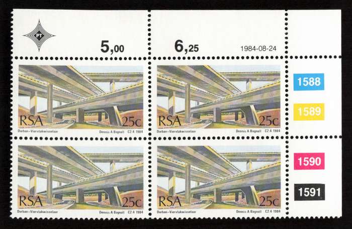 RSA 1984/08/24 South African Bridges Control Block Set