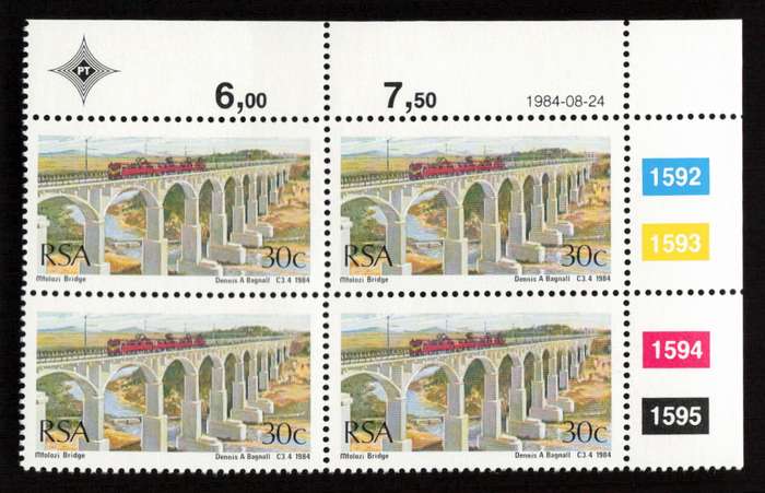 RSA 1984/08/24 South African Bridges Control Block Set