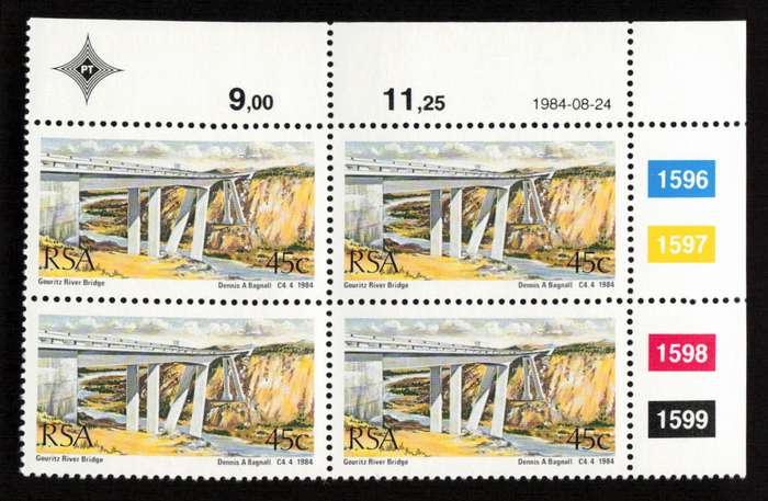 RSA 1984/08/24 South African Bridges Control Block Set