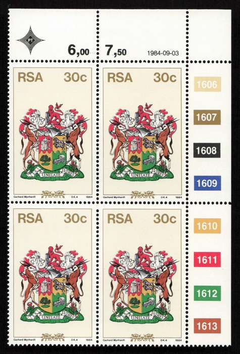 RSA 1984/09/03 New Constitution Control Block Set