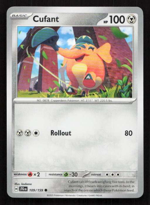 2025 Pokemon / Nintendo / Creatures / GAME FREAK Cufant - SV09: Journey Together