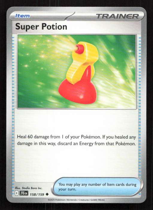 2025 Pokemon / Nintendo / Creatures / GAME FREAK Super Potion - SV09: Journey Together