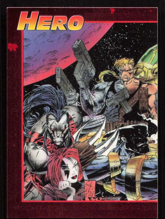1993 Hero Master-Foil Cyber Force Stryke Force 1 of 3