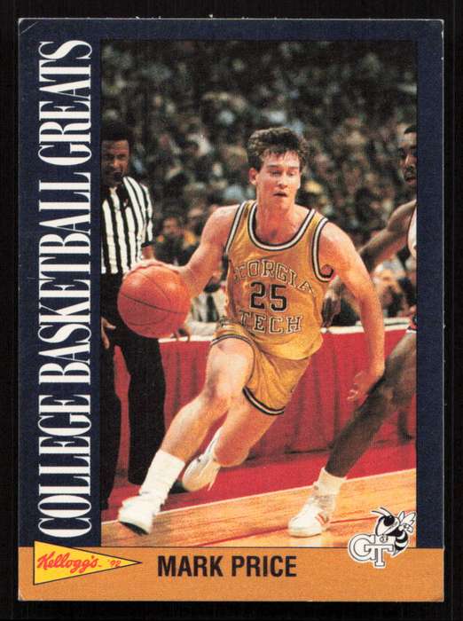 1992 Kellogg's Raisin Bran College Basketball Greats #10 Mark Price