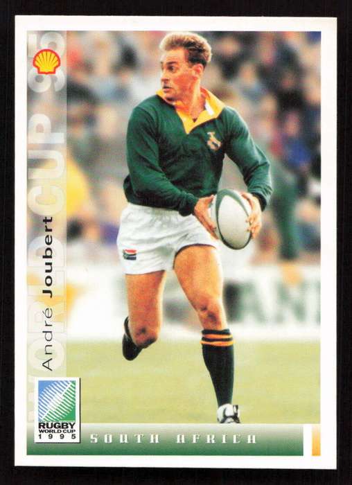 1995 Sports Deck Cards Rugby World Cup 1995 #017 Andre Johan Joubert
