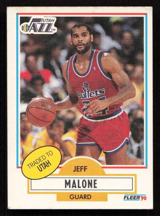 1990-91 Fleer #195 Jeff Malone