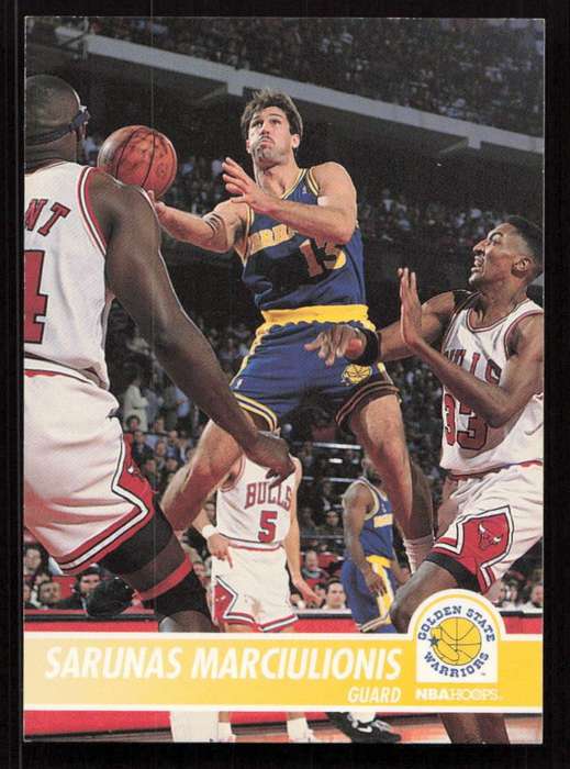 1994-95 Hoops #67 Sarunas Marciulionis