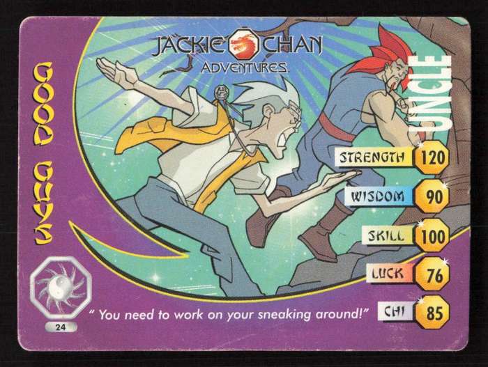 Jackie Chan Adventures - The Chan Clan - Uncle 24 - Regular Card