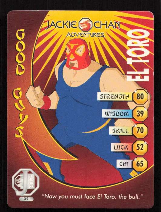 Jackie Chan Adventures - The J Team -  El Toro 32 - Regular Card