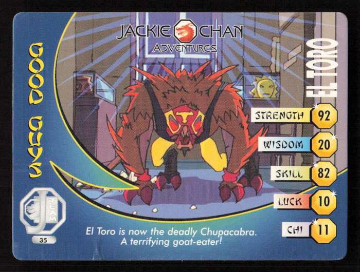 Jackie Chan Adventures - The J Team -  El Toro 35