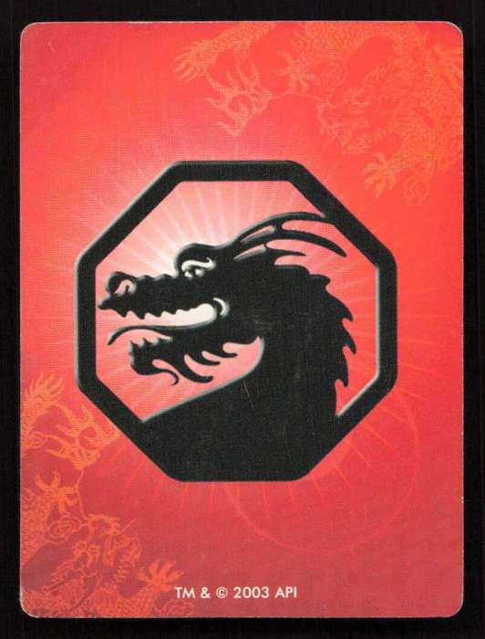 Jackie Chan Adventures - Demon Vortex Card 27 Shadow Khan - Regular Card