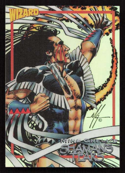 Wizard Magazine 1993 Mike Grell's Shaman's Tears Card 7