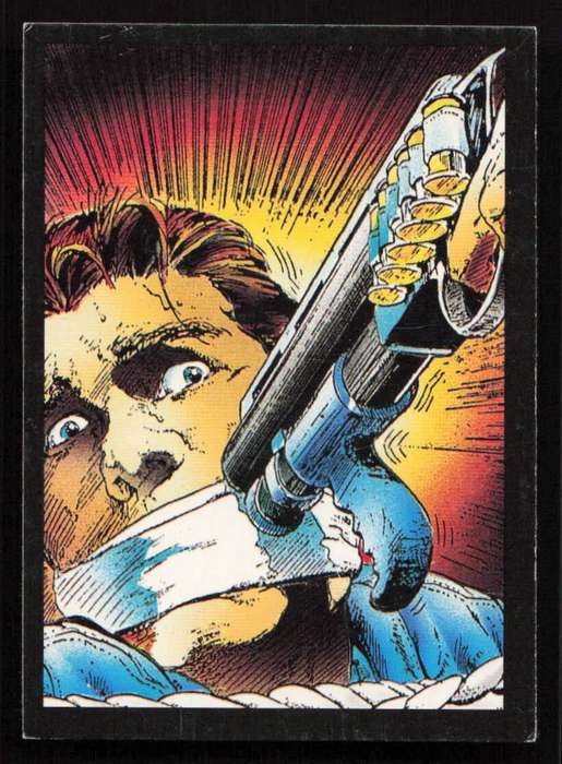 1992 Comic Images Ghost Rider II Card 7 Captured