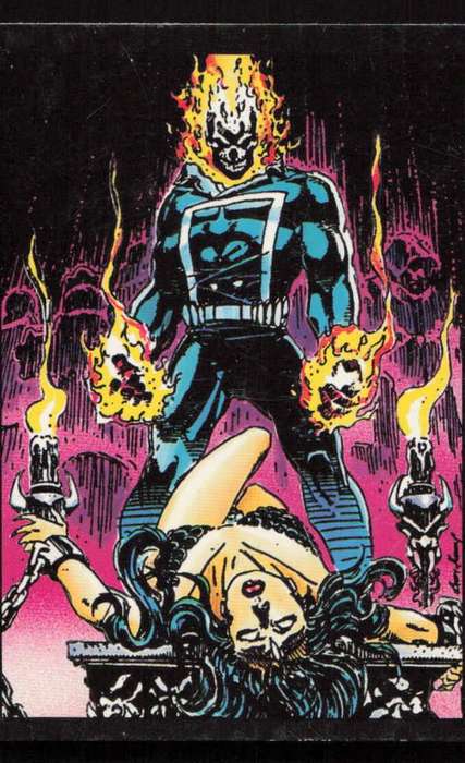 1992 Comic Images Ghost Rider II Card 10 The original
