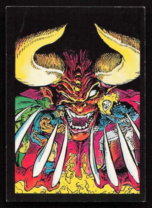 1992 Comic Images Ghost Rider II Card 28 In between