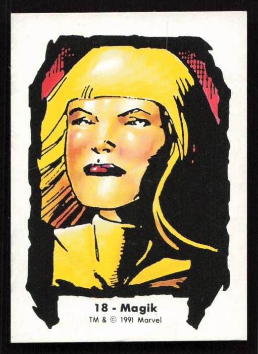 1991 Jim Lee Trading Card 18 Magik