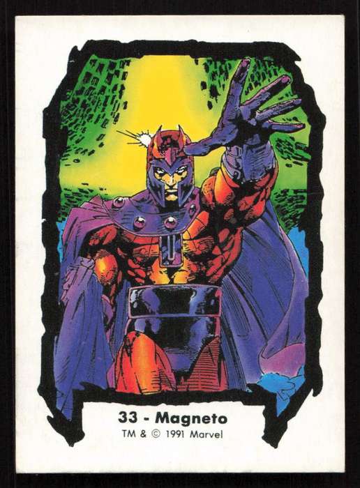 1991 Jim Lee Trading Card 33 Magneto