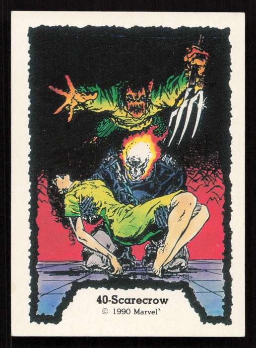 1990 Comic Images Todd McFarlane Spider-Man Card 40 Scarecrow