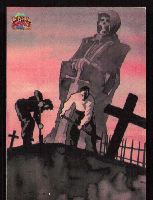 1991 Topps Universal Monsters Trading Card 14 Frankenstein