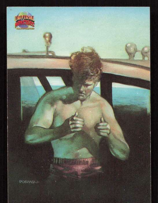 1991 Topps Universal Monsters Trading Card 92 The Incredible Shrinking Man