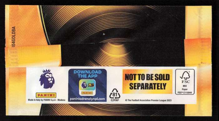 Panini XL Adrenalyn Premier League 2024 Official Trading Card Game Golden Baller 1 Card Factory Seal